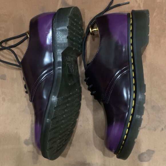 Doc Martens Vegan Purple Oxfords Size 10 - Picture 6 of 8